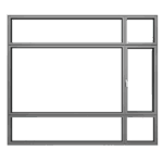 Bayview sliding inward tilt window