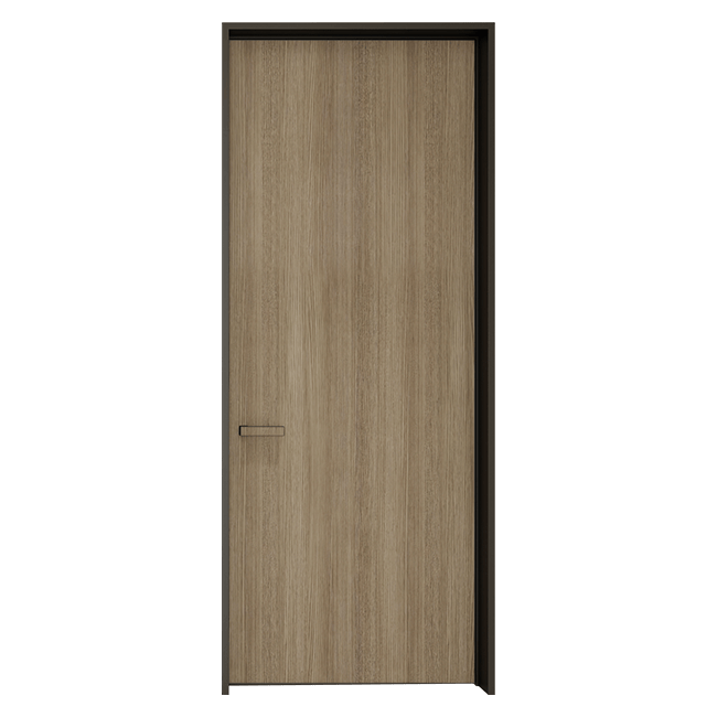 hingeddoor05 ST-002 Aluminum-Wood Narrow-Frame Hinged Door - Image 1