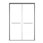 Wanjiadeng Huo Series Double Sliding Door Shower Enclosure