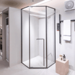 Starry Series Exposed Rotary Shower Enclosure - Image 2