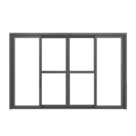 Ya Yue series three-track sliding doors